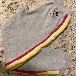 Disney Mickey Mouse Retro Stripe Joggers Sweatpant